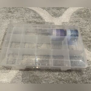 Clear Plastic Storage tape Organizer Box